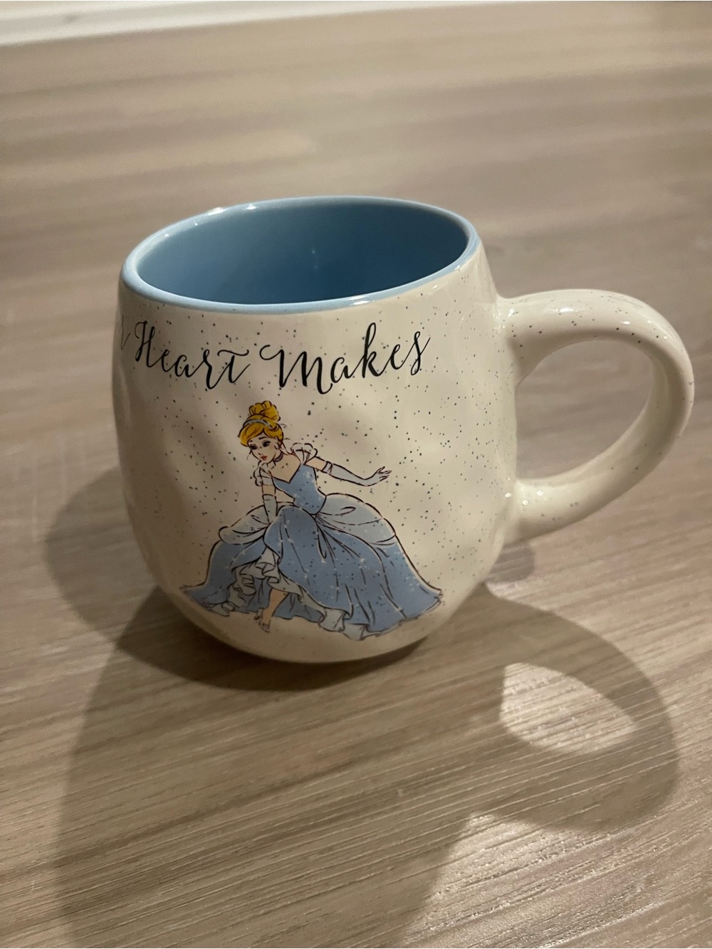 Disneyland Cinderella "The Magic Begins" ceramic mug,